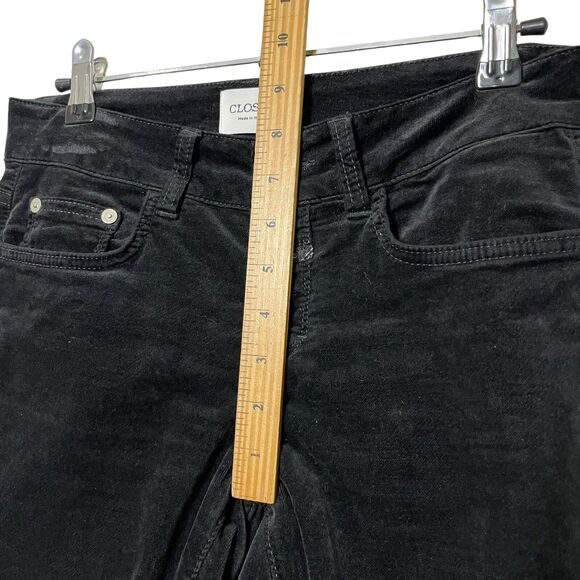 Closed Skinny Baker Velvet Stretch Jeans Women’s Size 24 Black 5-Pocket Casual - Picture 11 of 14